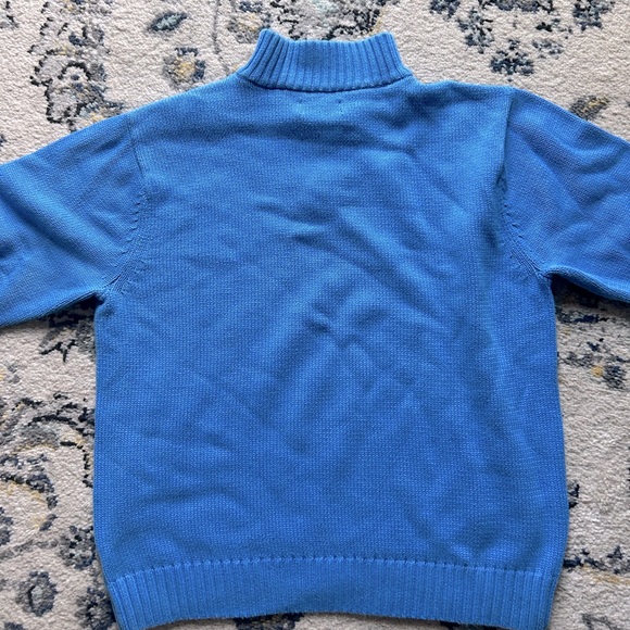Men’s XL Blue Chaps Quarter Zip Sweater - Picture 3 of 3